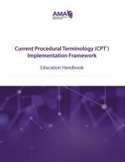 CPT Implementation Guide Cover