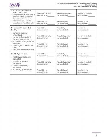 Component 3 Assessment of Feasibility image 2 page 2